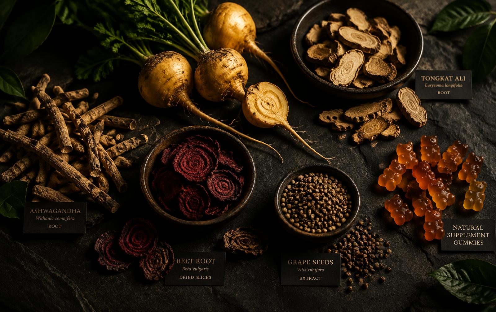 Botanical ingredients in the Horse Peak Gelatin blend — visit the purchase page to order